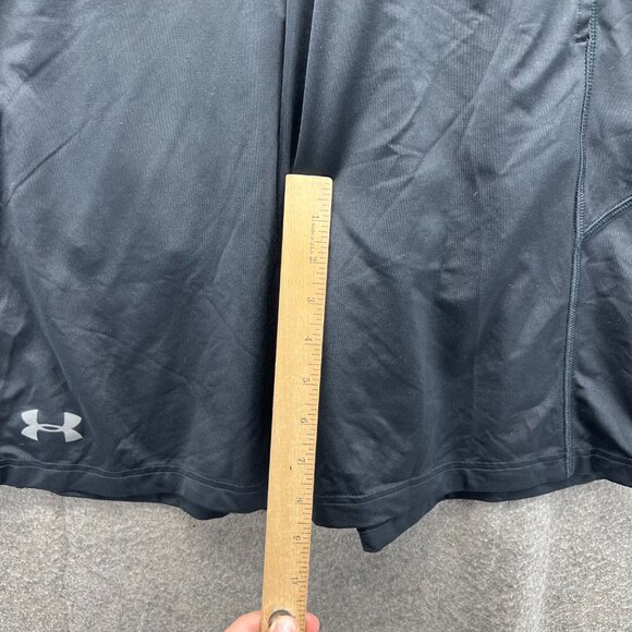 Under Armour Shorts Mens Medium Black Athletic Fit Loose Fit Heatgear Training - Picture 7 of 11